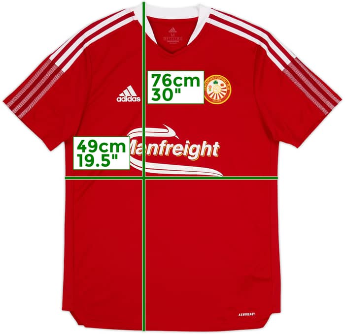 2021-22 Portadown Home Shirt #2 - 8/10 - (M)