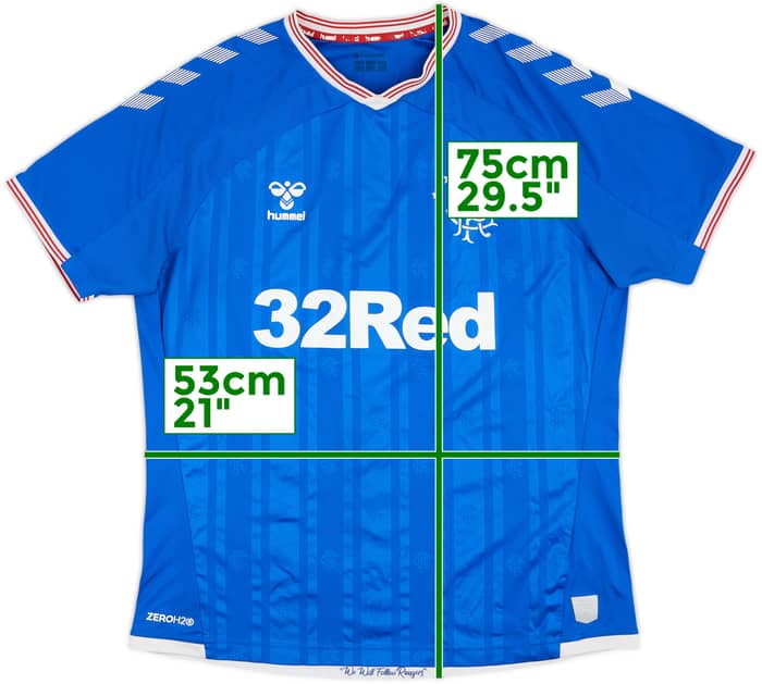 2019-20 Rangers Home Shirt - 7/10 - (L)