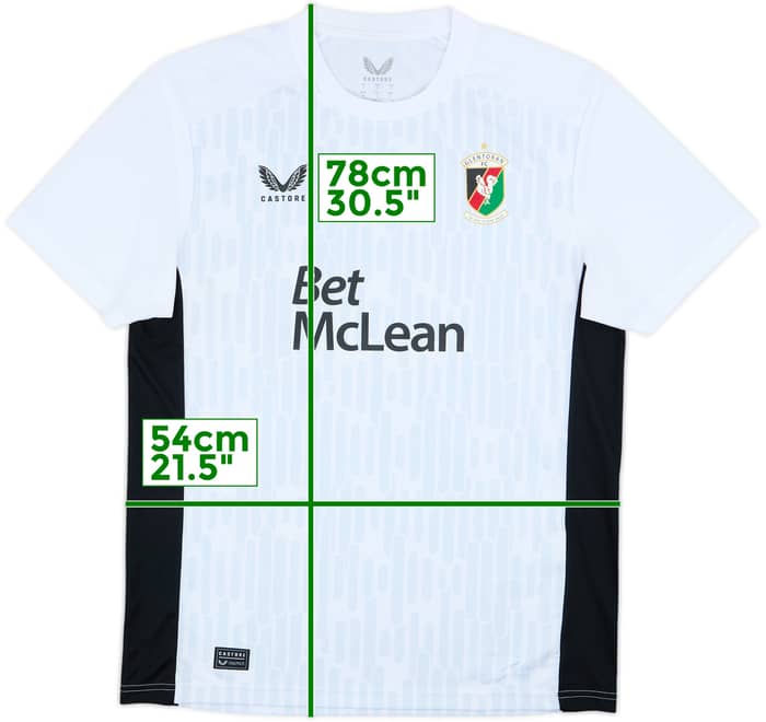 Camiseta de visitante del Glentoran 2024-25 - 9/10 - (L)