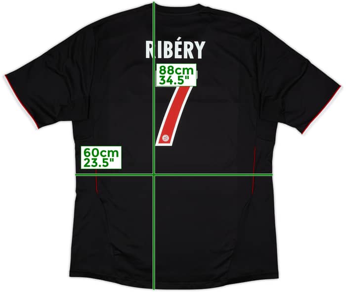 2011-12 Bayern Munich Third Shirt Ribery #7 - 6/10 - (XXL)