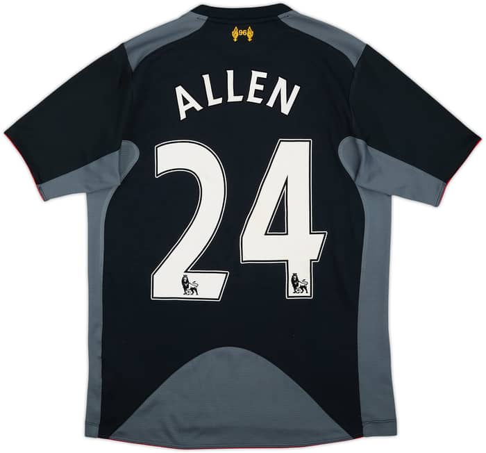 2012-13 Liverpool Away Shirt Allen #24 - 7/10 - (XL.Boys)