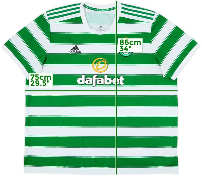 2021-22 Celtic Home Shirt - 10/10 - (3XL)