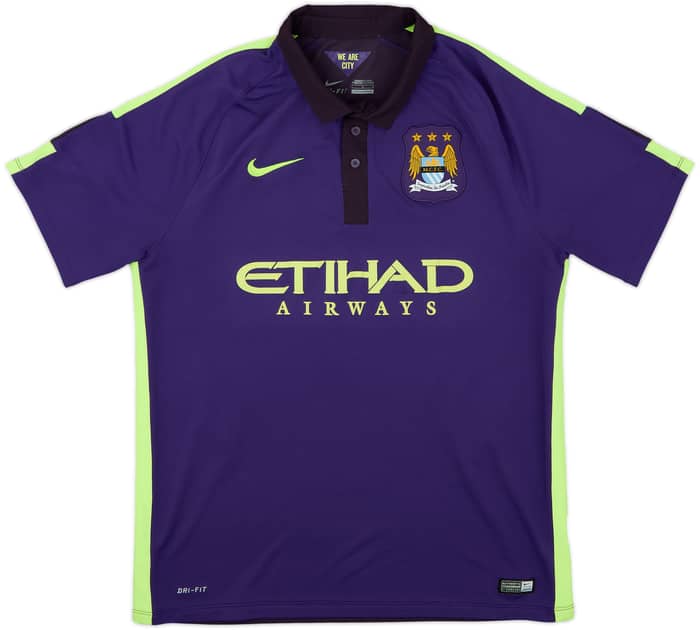 2014-15 Manchester City Away Shirt Silva #21 - 6/10 - (L)