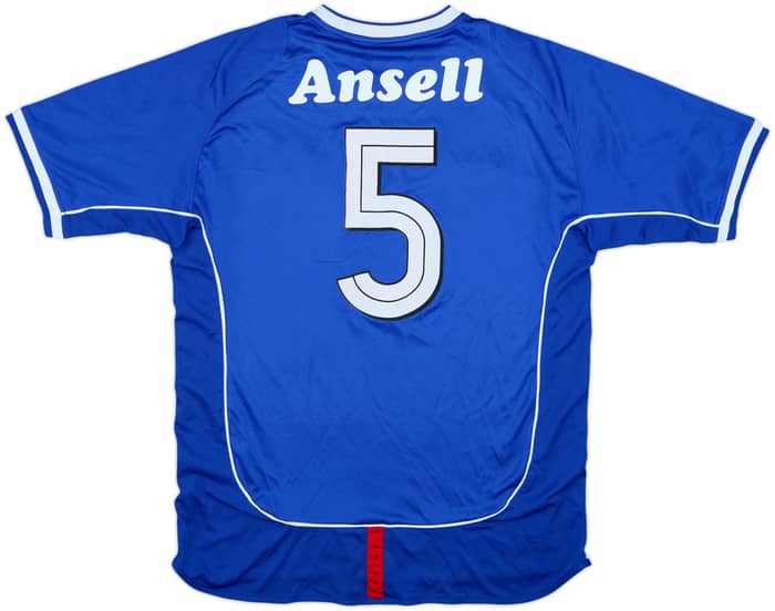 2003-05 Linfield Home Shirt Ansell #5 - 8/10 - (L)