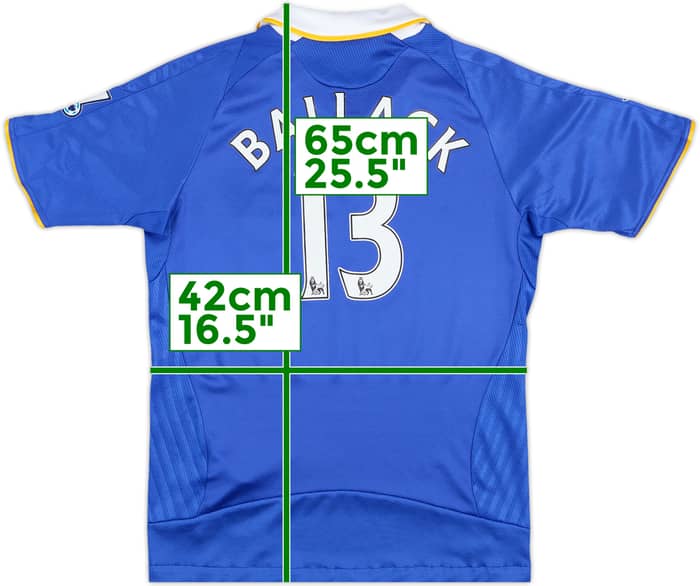 2008-09 Chelsea Home Shirt Ballack #13 - 6/10 - (Women's S)