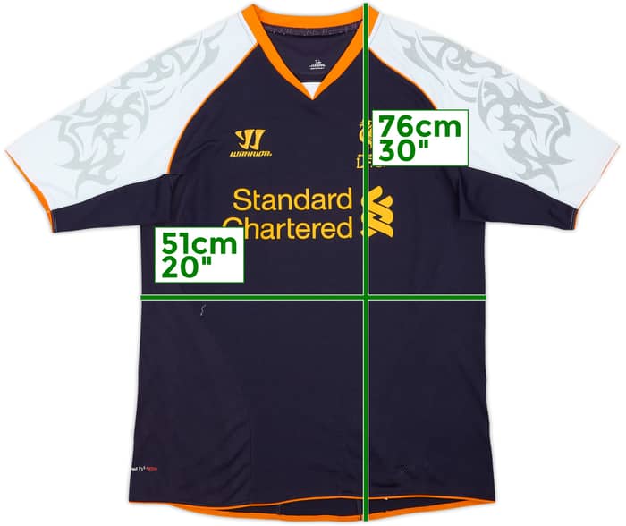 Camiseta de la tercera equipación del Liverpool 2012-13 Suarez #7 - 8/10 - (M)