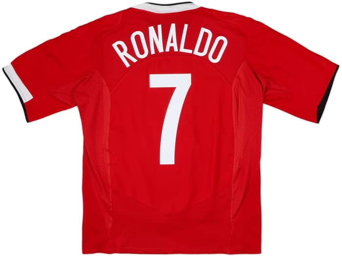 2004-06 Manchester United Camiseta Local Ronaldo #7 - 6/10 - (L)