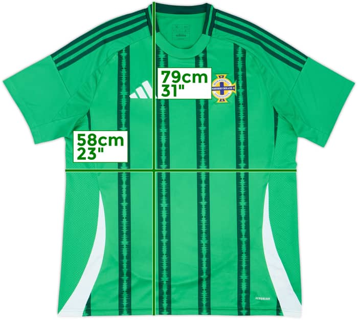 2024-25 Northern Ireland Home Shirt - 10/10 - (XL)