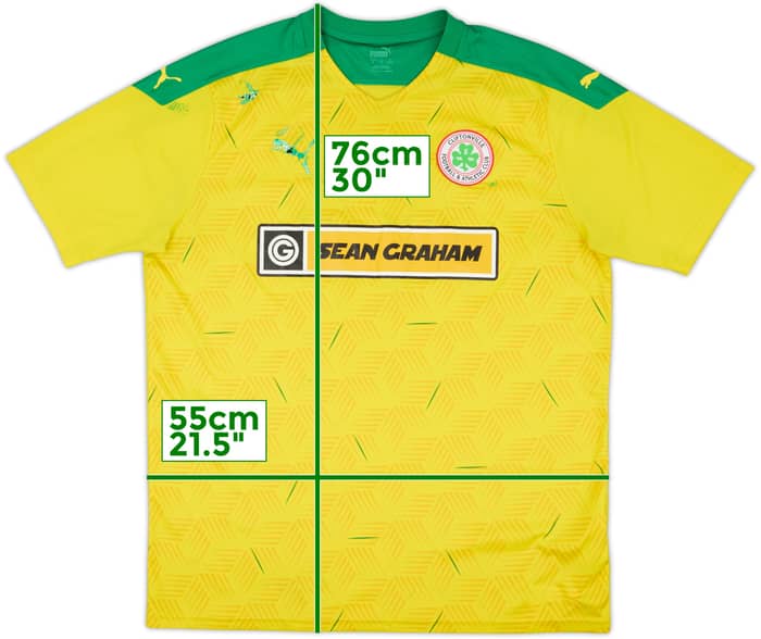2020-22 Cliftonville Away Shirt - 4/10 - (XL)