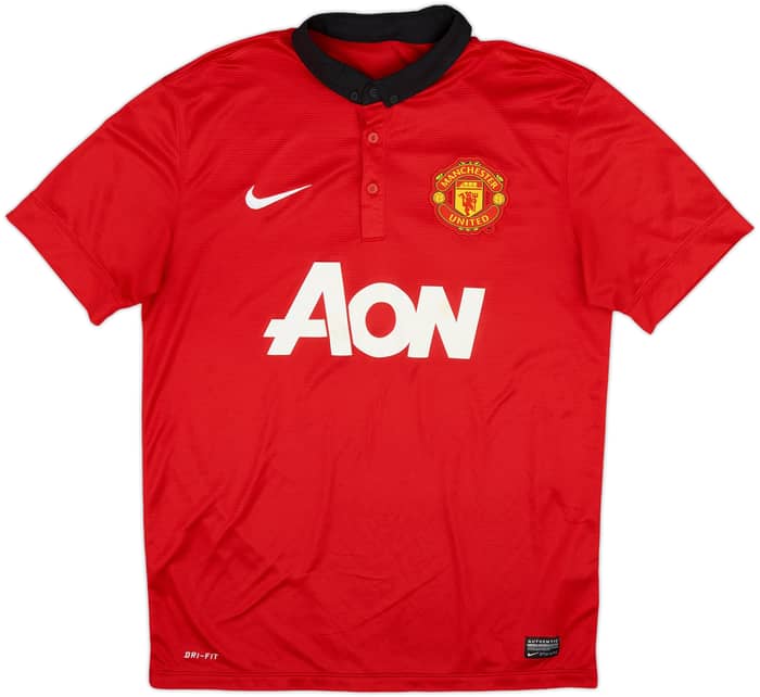 2013-14 Manchester United Home Shirt Rooney #10 - 6/10 - (M)