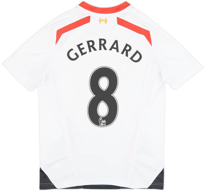 Camiseta de visitante del Liverpool 2013-14 Gerrard #8 - 6/10 - (S)