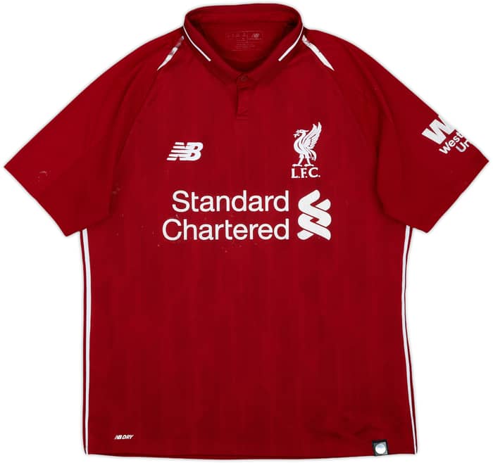 2018-19 Liverpool Home Shirt - 5/10 - (XL.Boys)