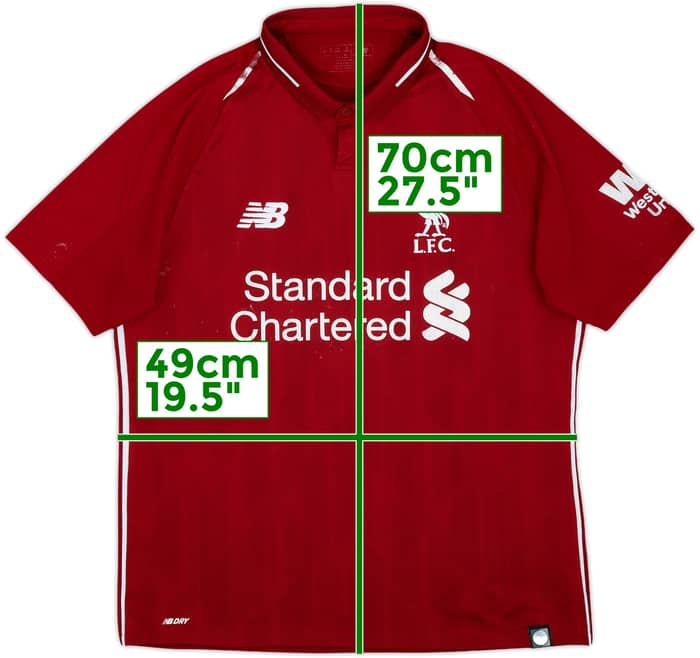 2018-19 Liverpool Home Shirt - 5/10 - (XL.Boys)