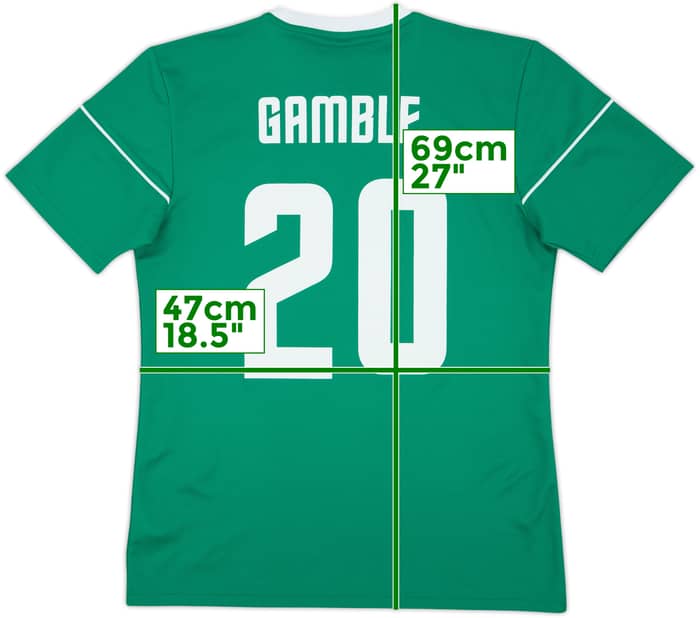 2018-19 Cork City Home Shirt Gamble #20 - 9/10 - (S)