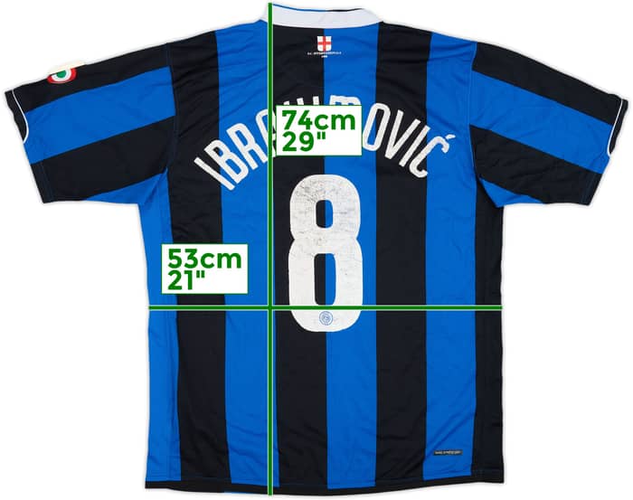 2006-07 Inter de Milán Camiseta Local Ibrahimovic #8 - 5/10 - (L)