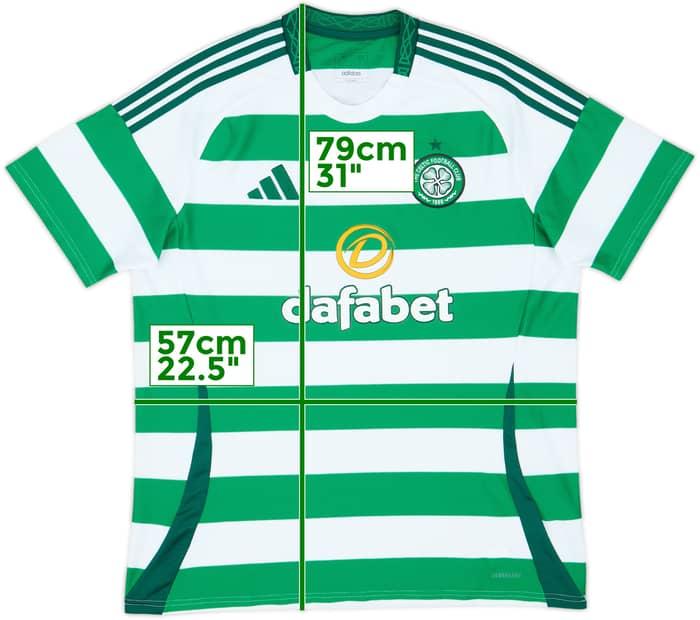 2024-25 Celtic Home Shirt - 10/10 - (XL)
