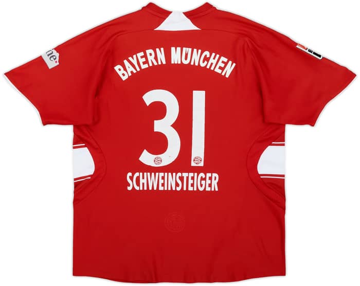 2007-08 Bayern Munich Home Shirt Schweinsteiger #31 - 5/10 - (M.Boys)