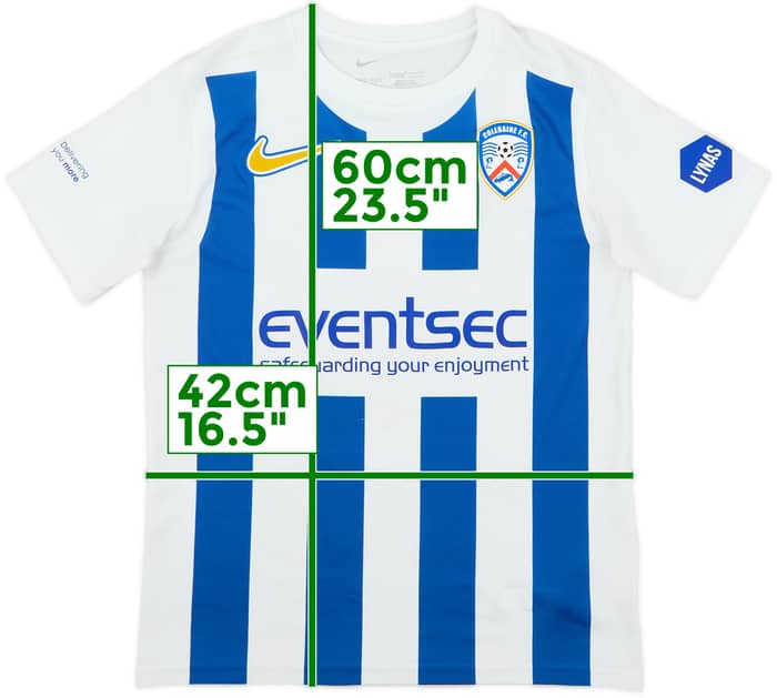 2022-24 Coleraine Home Shirt - 7/10 - (L.Boys)