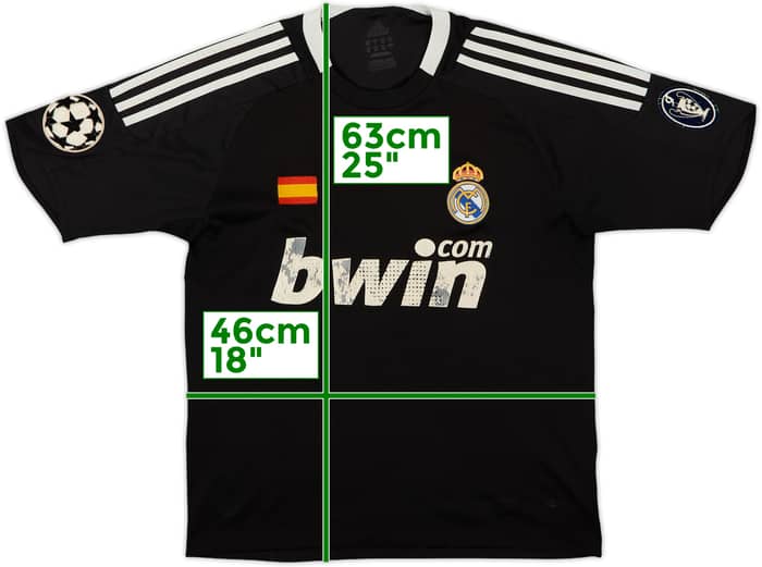 2008-09 Real Madrid CL Third Shirt - 4/10 - (L.Boys)