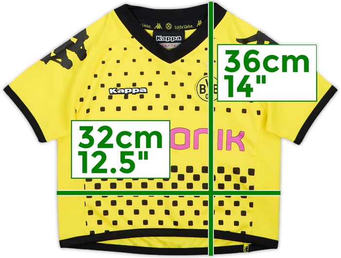 2011-12 Borussia Dortmund Home Shirt - 10/10 - (3-4 Years)