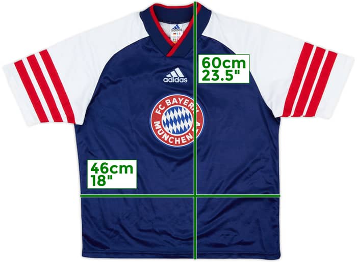 1997-98 Bayern Munich adidas Training Shirt - 8/10 - (L.Boys)
