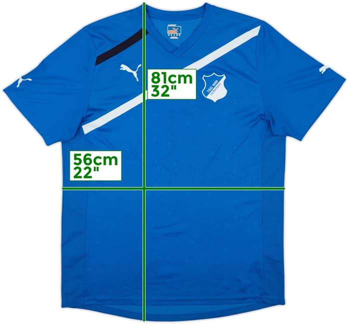 Camiseta de local del TSG Hoffenheim 2011-12 - 5/10 - (XL)