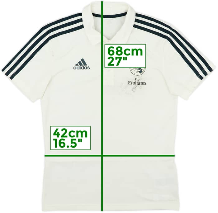2018-19 Real Madrid adidas Polo Shirt - 4/10 - (S)