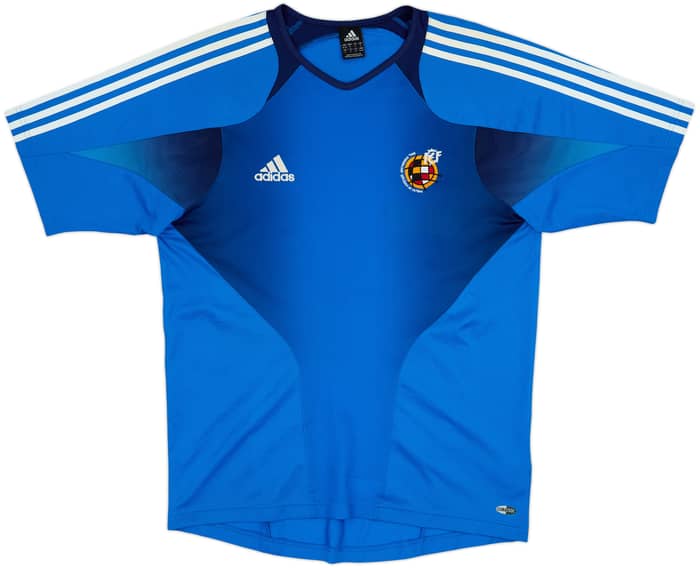 2004-05 Spain Player Issue adidas Training Shirt - 5/10 - (M/L)