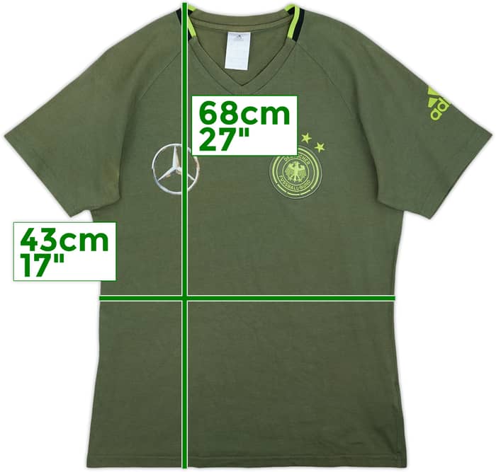 Playera de algodón adidas de Alemania 2016-17 - 6/10 - (S)