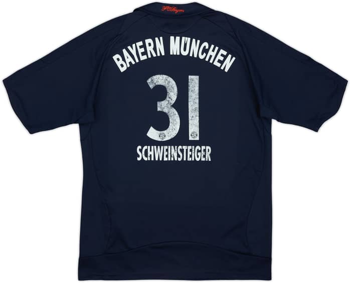 2008-09 Bayern Munich Away Shirt Schweinsteiger #31 - 4/10 - (XL.Boys)