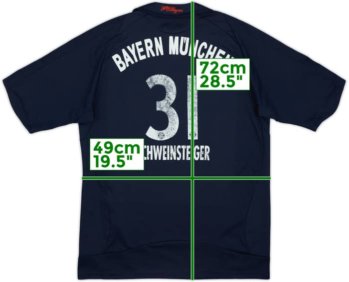 2008-09 Bayern Munich Away Shirt Schweinsteiger #31 - 4/10 - (XL.Boys)