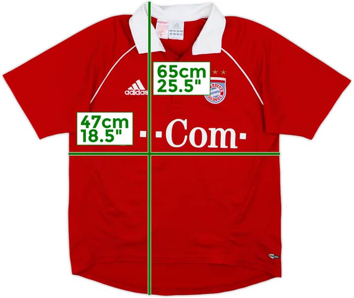 2005-06 Bayern Munich Home Shirt - 4/10 - (L.Boys)