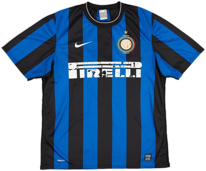 Camiseta básica de local del Inter Milan 2009-10 Milito #22 - 4/10 - (M)