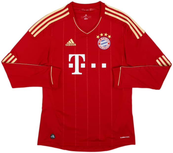 2011-13 Bayern Munich Home L/S Shirt - 5/10 - (S)