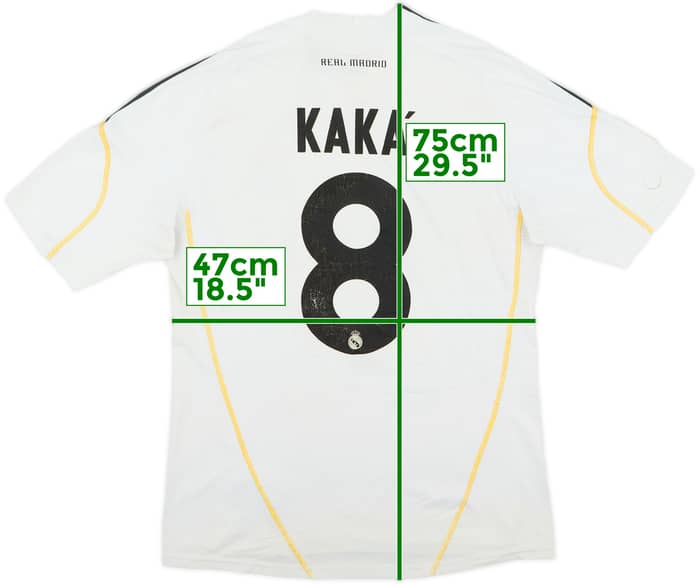 2009-10 Real Madrid Home Shirt Kaka #8 - 5/10 - (M)