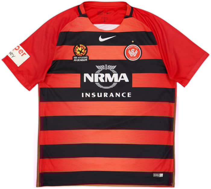 2016-17 Western Sydney Wanderers Home Shirt - 8/10 - (XL)