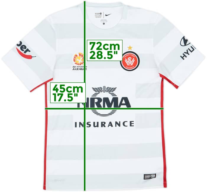 2015-16 Western Sydney Wanderers Away Shirt - 10/10 - (S)