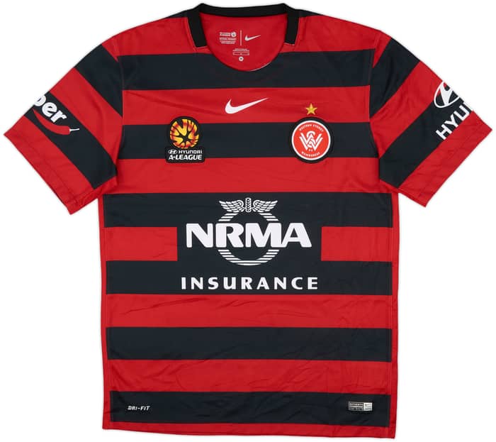 2015-16 Western Sydney Wanderers Home Shirt - 10/10 - (M)