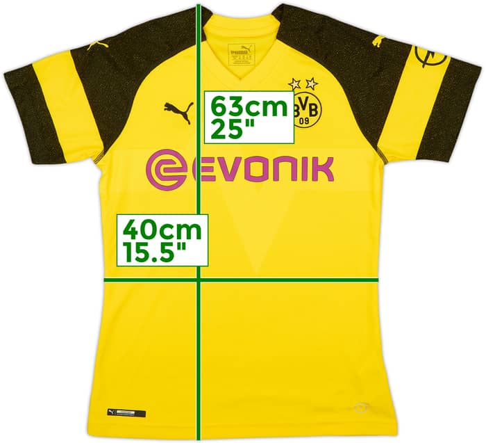 2018-19 Borussia Dortmund Home Shirt - 9/10 - (Women's S)