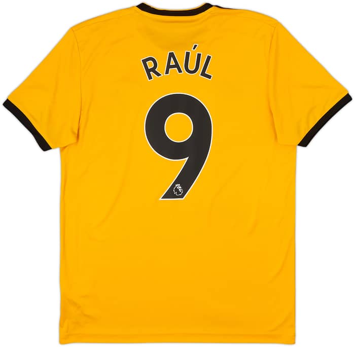 2018-19 Wolves Home Shirt Raul #9 - 9/10 - (M)