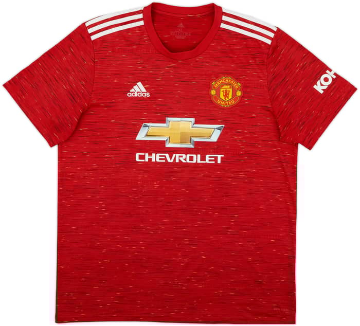 2020-21 Manchester United Home Shirt B.Fernandes #18 - 7/10 - (XL)