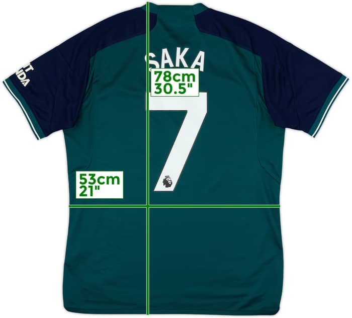 2023-24 Arsenal Third Shirt Saka #7 - 10/10 - (L)