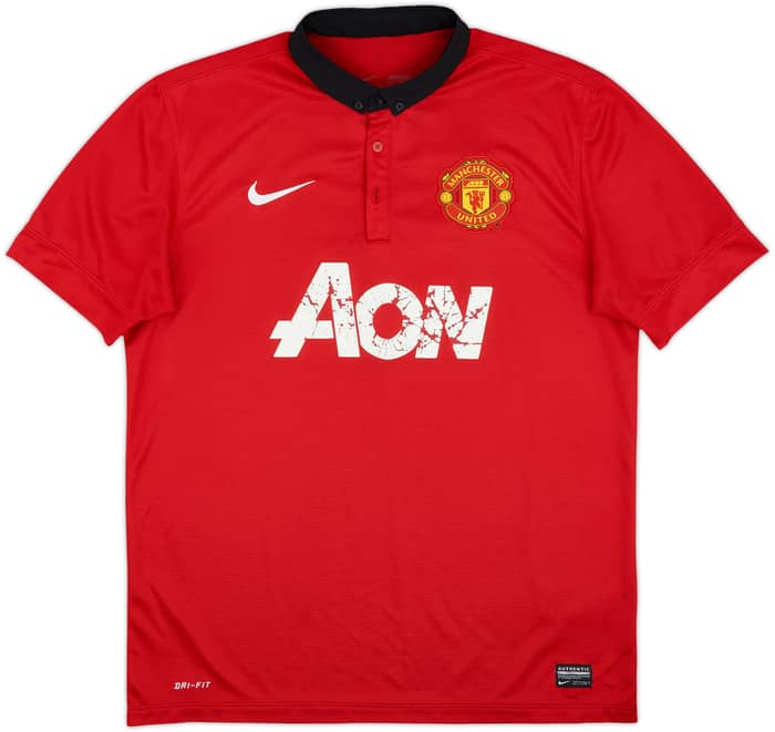 2013-14 Manchester United Home Shirt - 5/10 - (L)