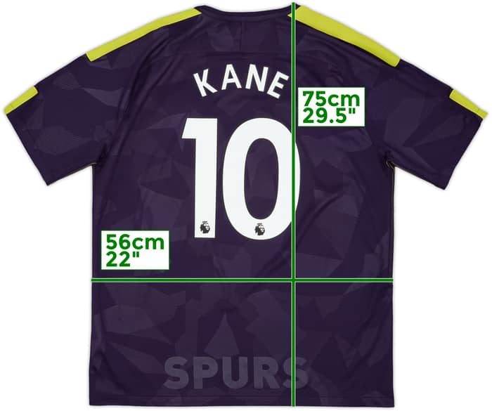 2017-18 Tottenham Third Shirt Kane #10 - 8/10 - (XL)