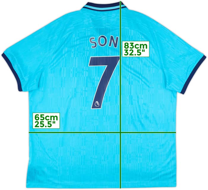 2019-20 Tottenham Third Shirt Son #7 - 8/10 - (XXL)