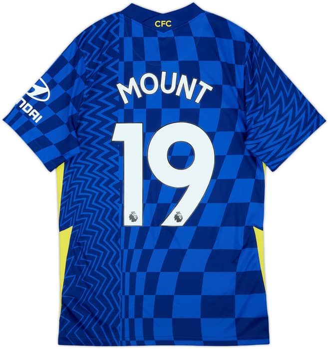 2021-22 Chelsea Home Shirt Mount #19 - 10/10 - (S)