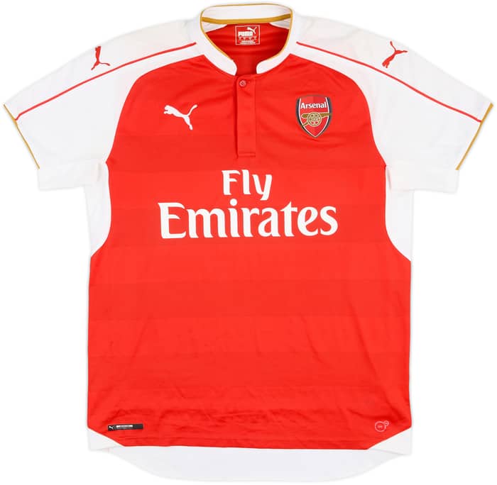 2015-16 Arsenal Home Shirt Arteta #8 - 6/10 - (L)