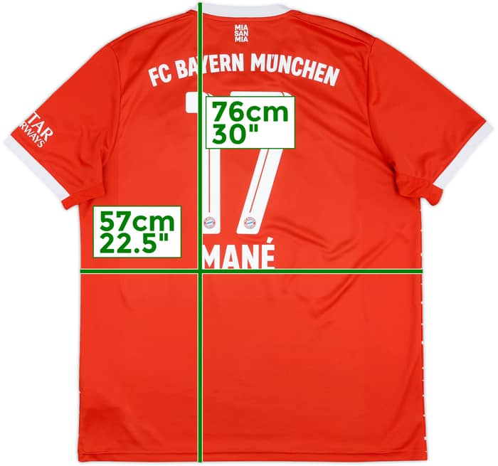 2022-23 Bayern Munich Home Shirt Mane #17 - 5/10 - (XL)