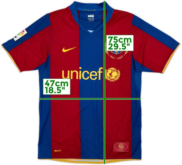 2007-08 Barcelona Home Shirt Eto'o #9 - 5/10 - (S)