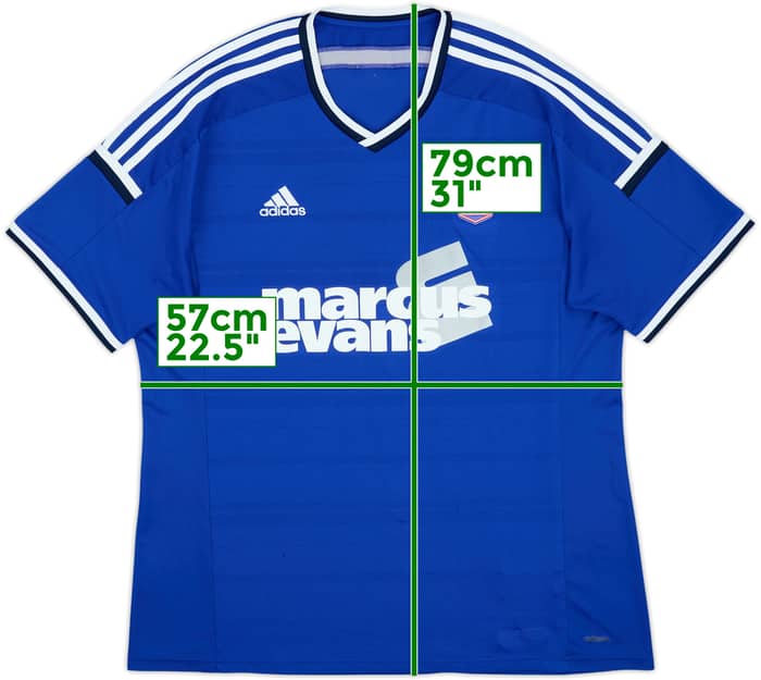 2014-15 Ipswich Home Shirt - 8/10 - (XL)